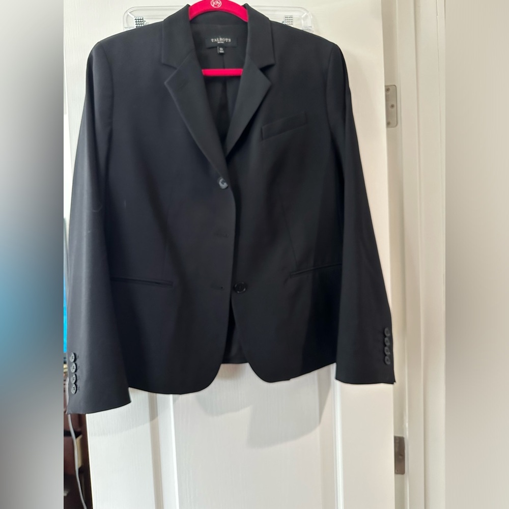 Talbots 16P black blazer (suit jacket)